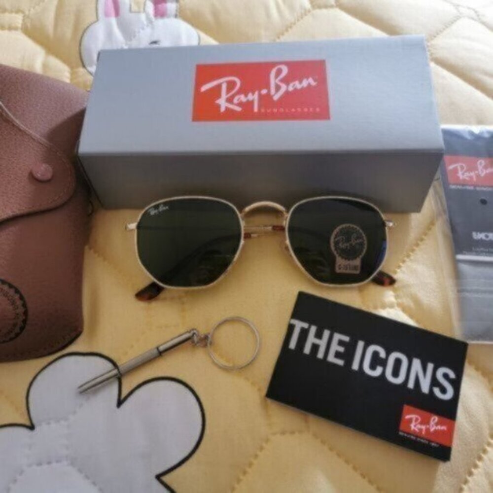 NEW Ray Ban Hexagonal Flat Lenses RB3548-N